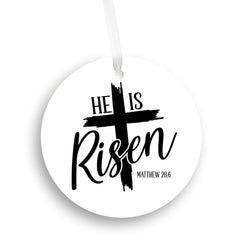He is Risen Car Ornament