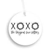 XOXO The Original Love Letters Car Ornament