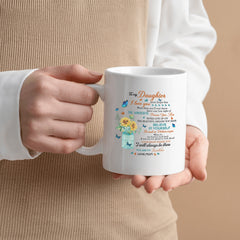 To My Daughter Love From Mom Ceramic Mug