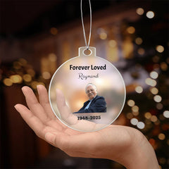 Personalized Acrylic Ornament Plaque of Your Loved One