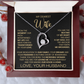 To My Dearest Wife Forever Love Necklace