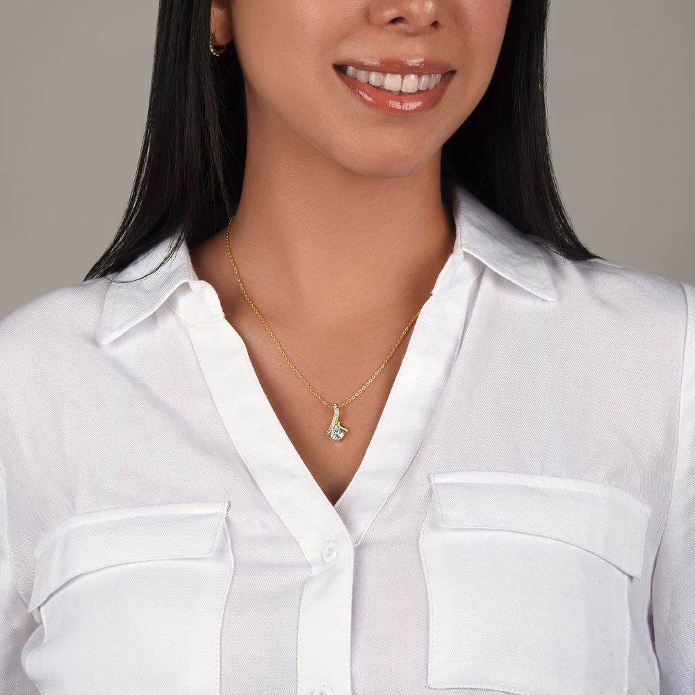 To My Shining Star-Daughter Alluring Beauty Necklace