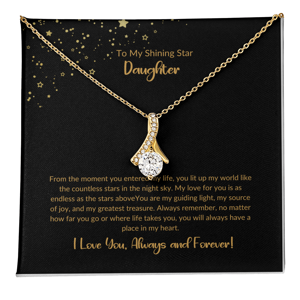To My Shining Star-Daughter Alluring Beauty Necklace