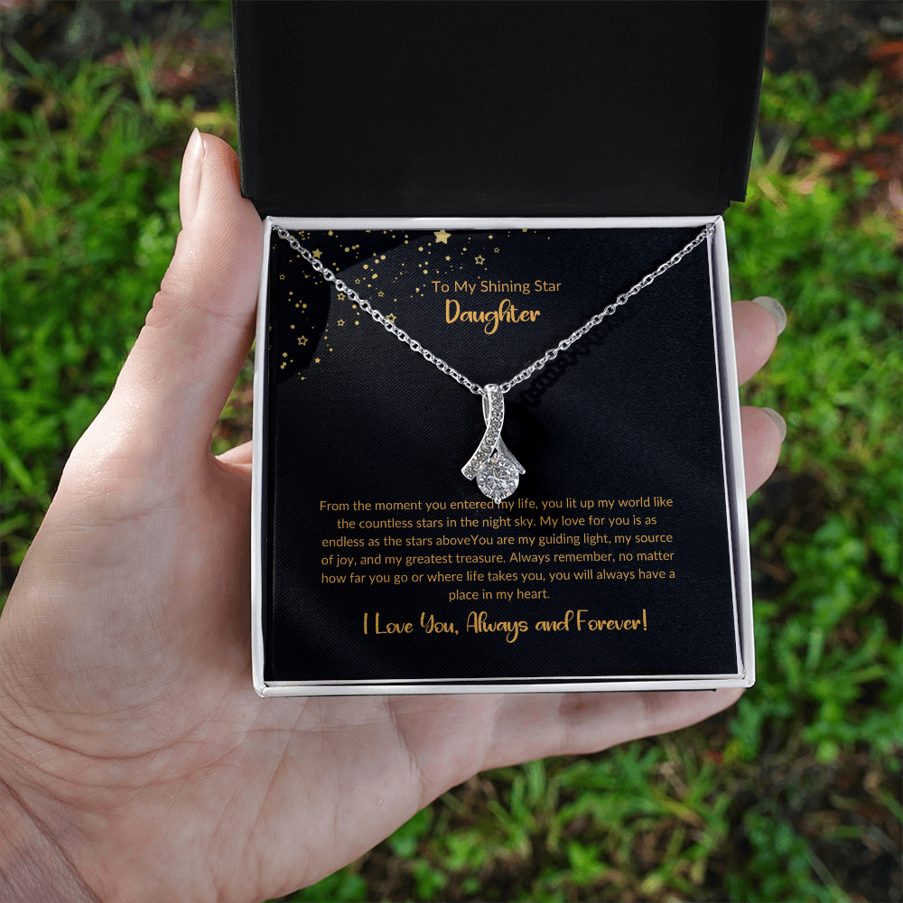 To My Shining Star-Daughter Alluring Beauty Necklace