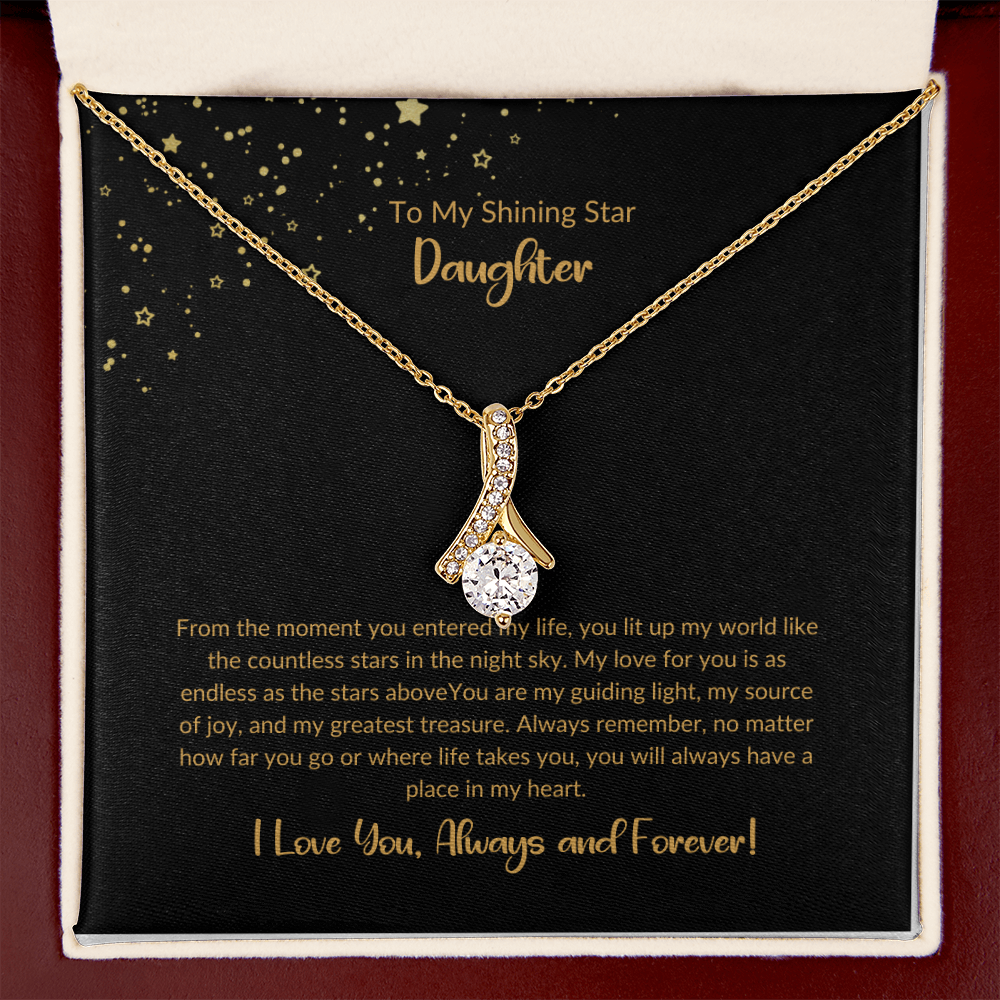 To My Shining Star-Daughter Alluring Beauty Necklace