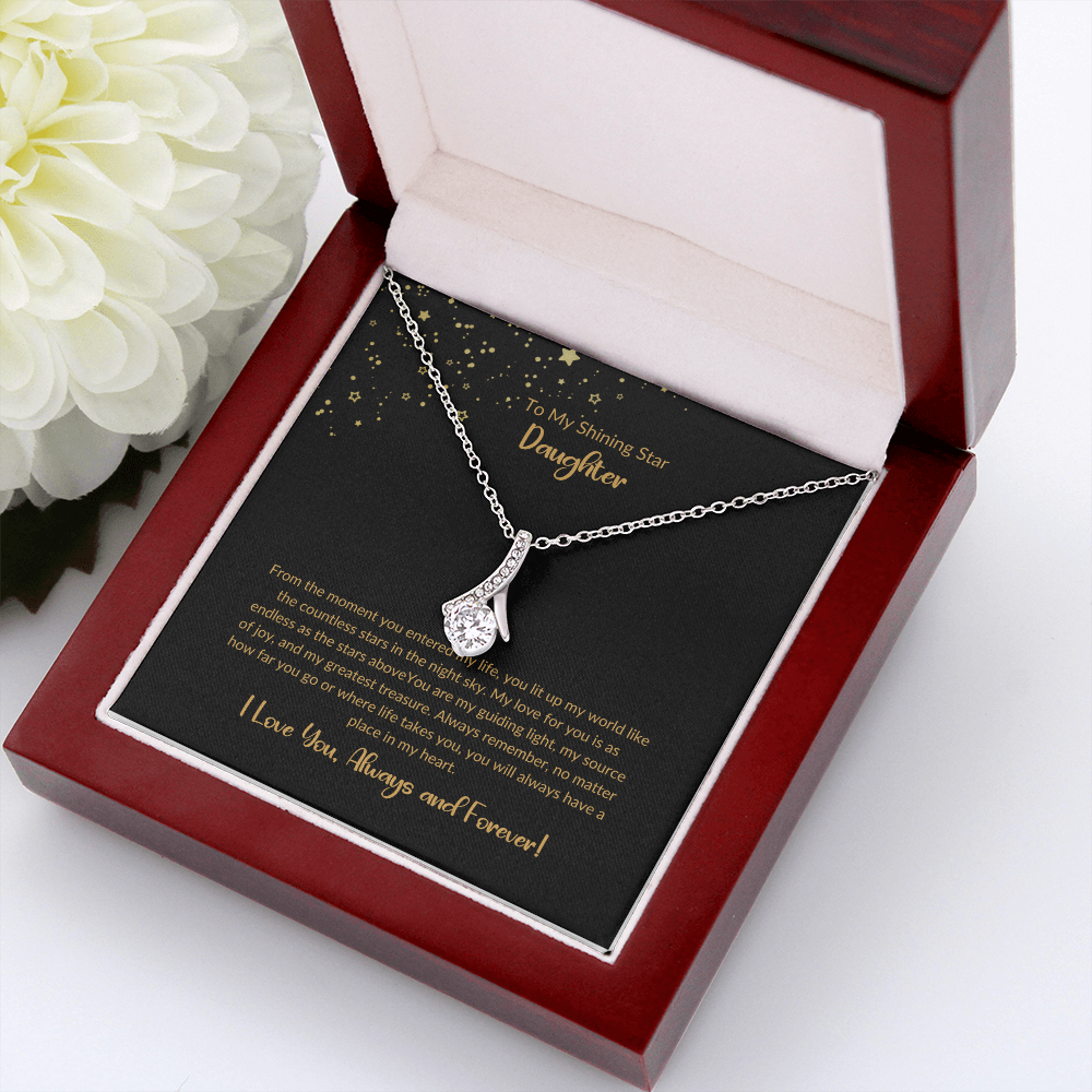 To My Shining Star-Daughter Alluring Beauty Necklace