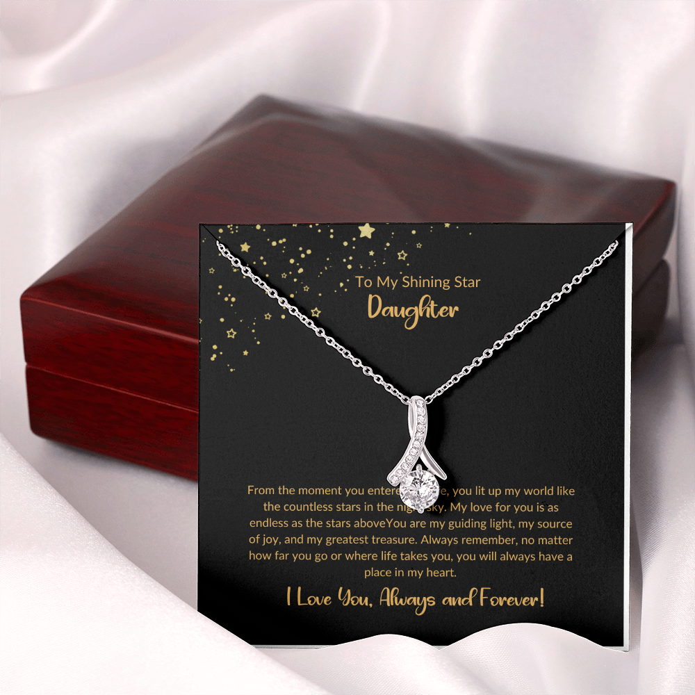 To My Shining Star-Daughter Alluring Beauty Necklace
