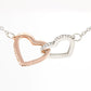 To My Wife My  Best Friend My Soulmate My Forever Love Interlocking Hearts Necklace