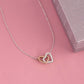 To My Wife My  Best Friend My Soulmate My Forever Love Interlocking Hearts Necklace