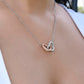 To My Wife My  Best Friend My Soulmate My Forever Love Interlocking Hearts Necklace