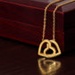 To My Wife My  Best Friend My Soulmate My Forever Love Interlocking Hearts Necklace