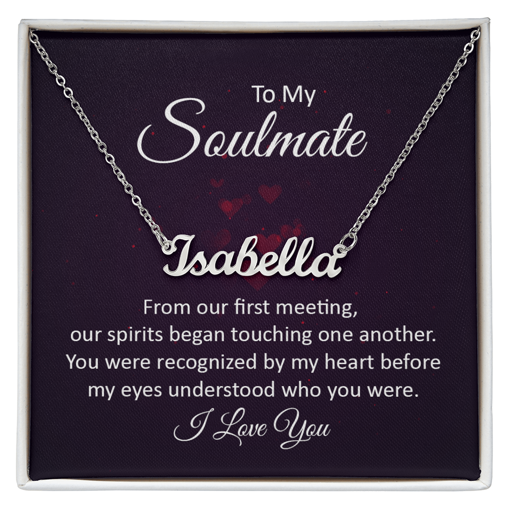 Forever & Always 💖 Personalized Soulmate Name Necklace