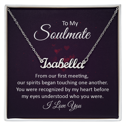 Forever & Always 💖 Personalized Soulmate Name Necklace