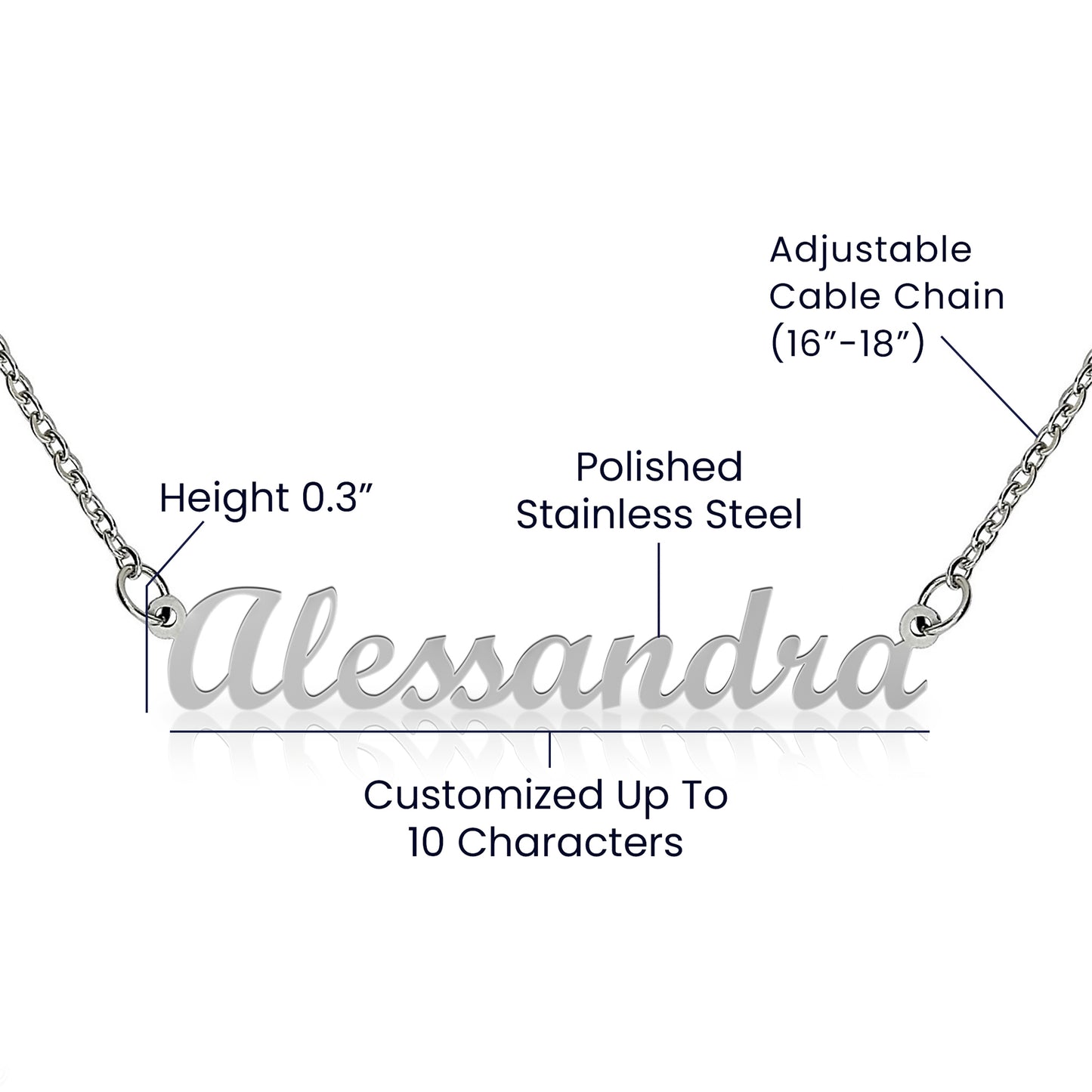Forever & Always 💖 Personalized Soulmate Name Necklace