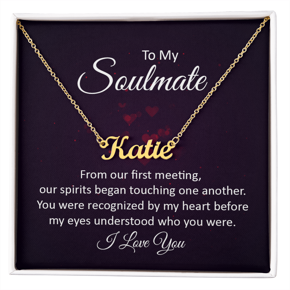 Forever & Always 💖 Personalized Soulmate Name Necklace