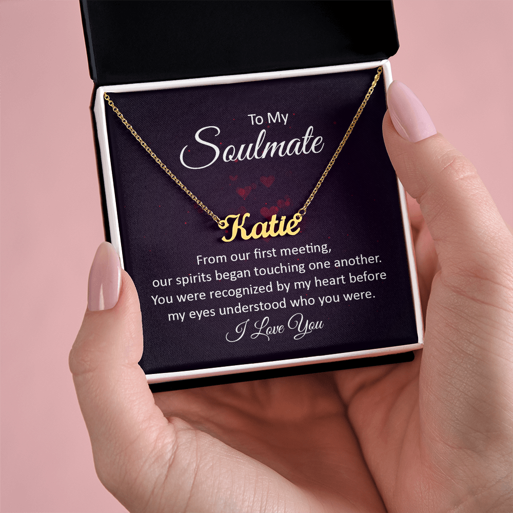 Forever & Always 💖 Personalized Soulmate Name Necklace