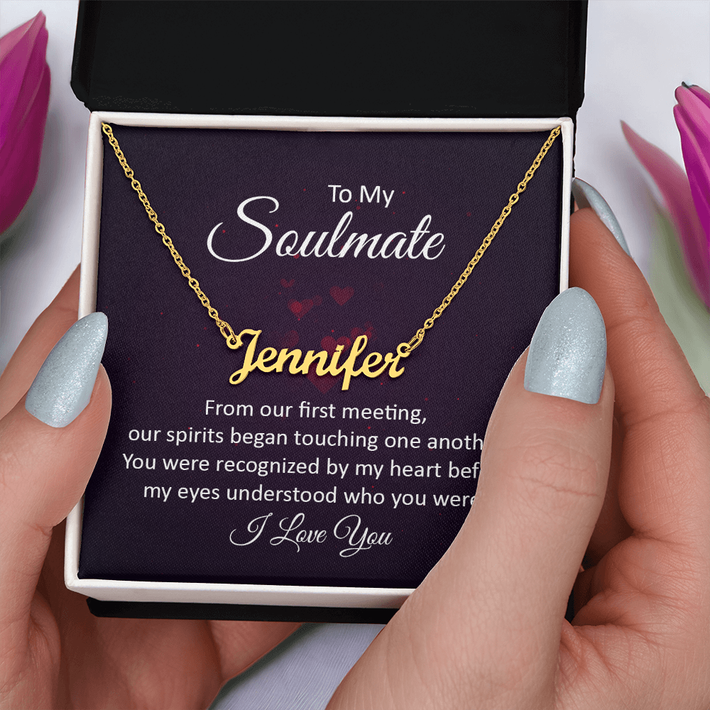 Forever & Always 💖 Personalized Soulmate Name Necklace