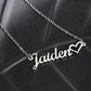 To My Future Wife I Love You Personalized Heart Name Necklace
