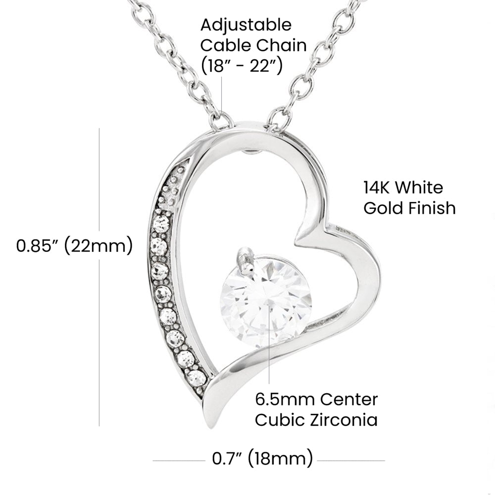 To My Dearest Wife Forever Love Necklace