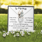 To My Wife - I May Not Be Your First Love - Forever Love Necklace