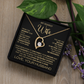 To My Dearest Wife Forever Love Necklace