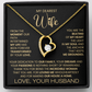 To My Dearest Wife Forever Love Necklace