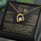 To My Dearest Wife Forever Love Necklace