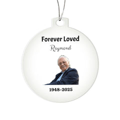 Personalized Acrylic Ornament Plaque of Your Loved One
