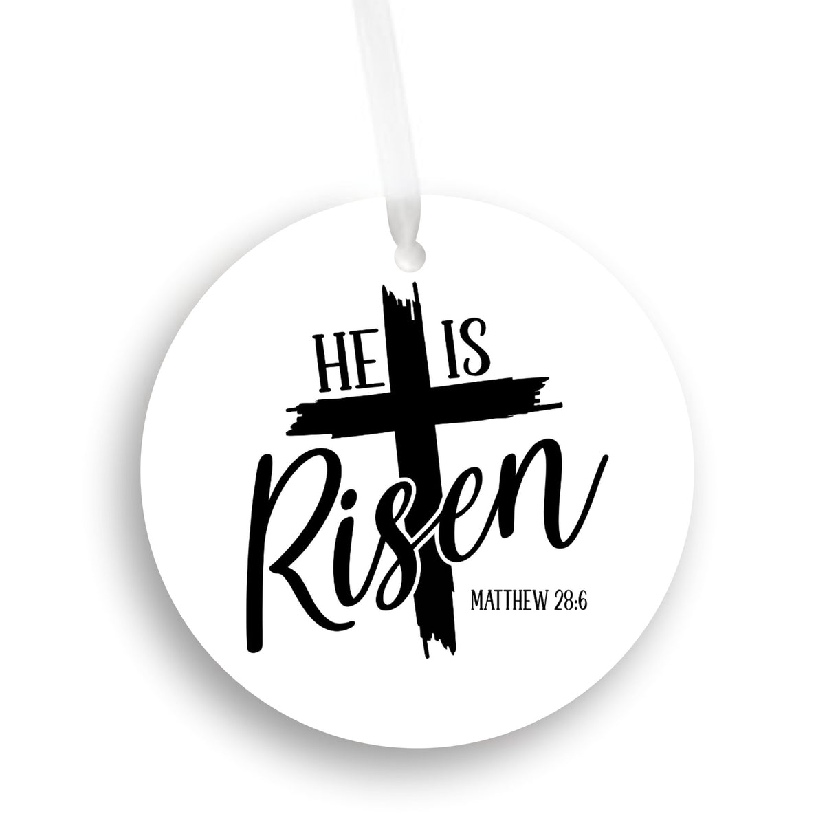 He is Risen Car Ornament