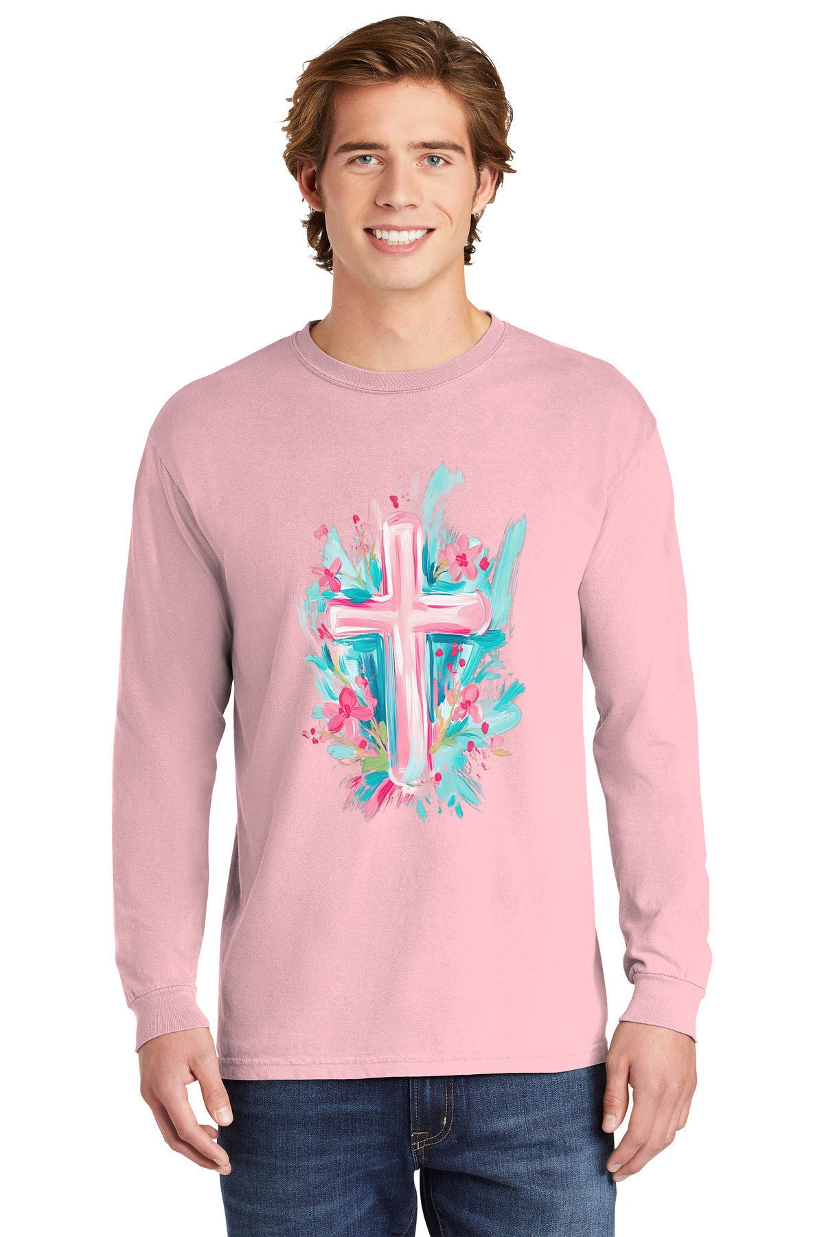 Easter Cross Long Sleeve T-shirt