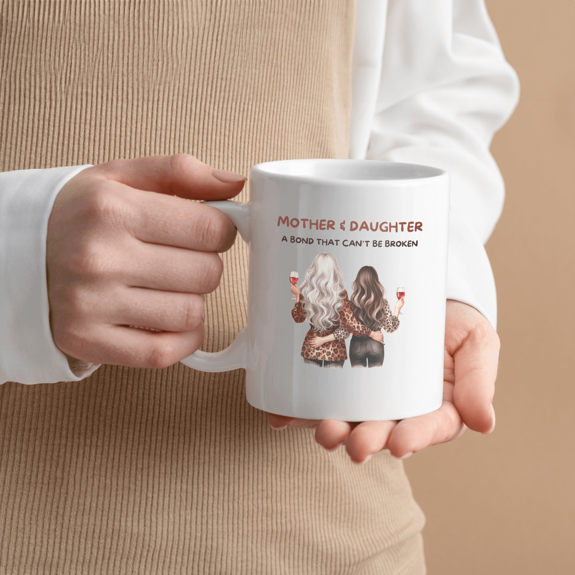 Mother & Daughter A Bond That Can't Be Broken - Gift For Mom