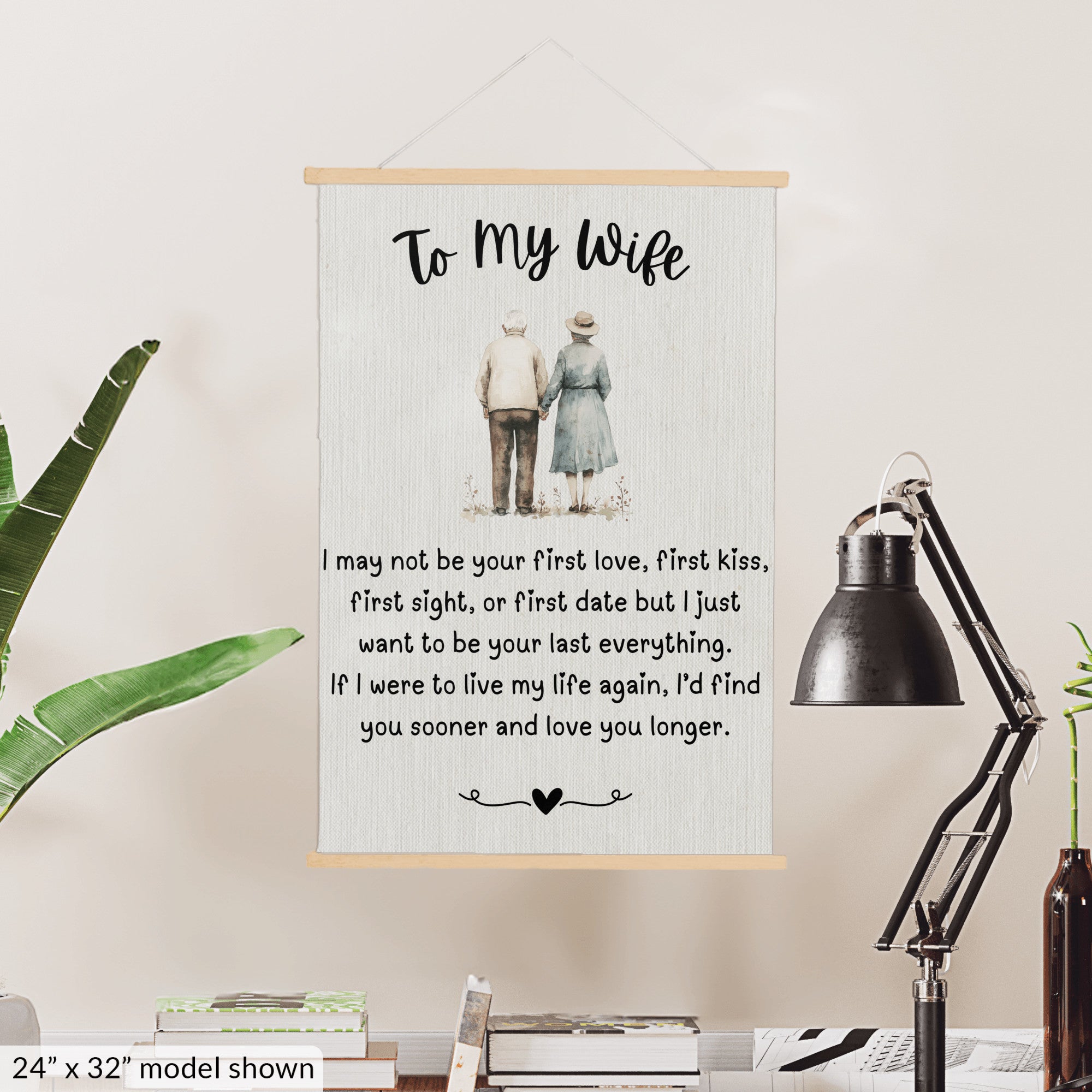 To My Wife - I May Not Be Your First Love - Canvas