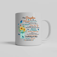 To My Daughter Love From Mom Ceramic Mug