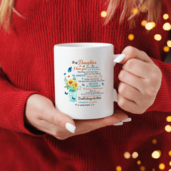 To My Daughter Love From Mom Ceramic Mug