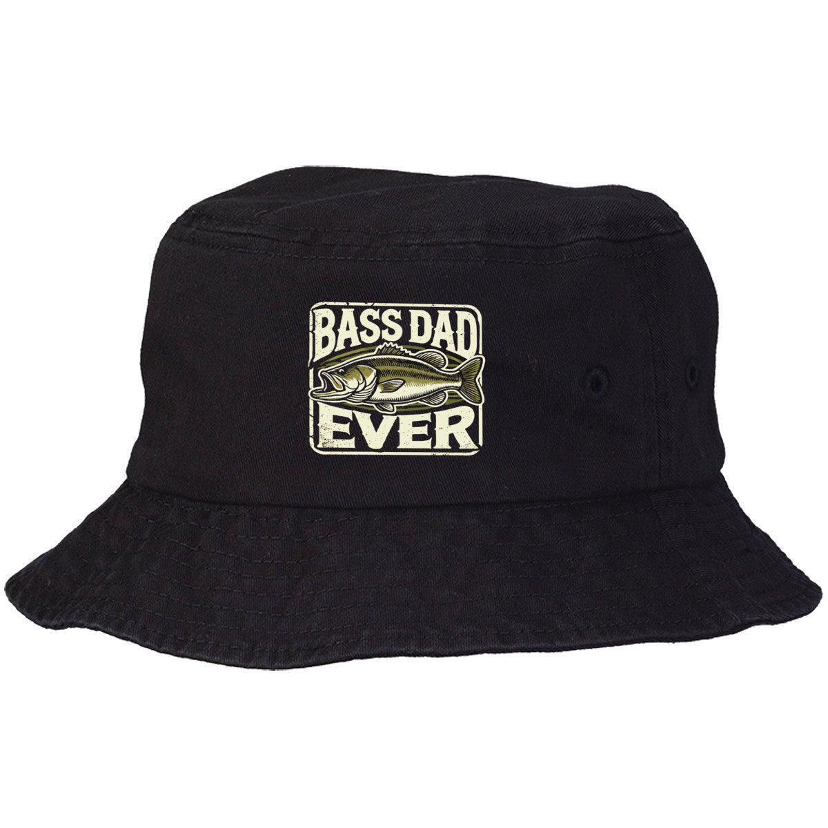 Bass Dad Ever Bucket Cap