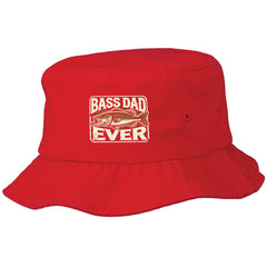 Bass Dad Ever Bucket Cap