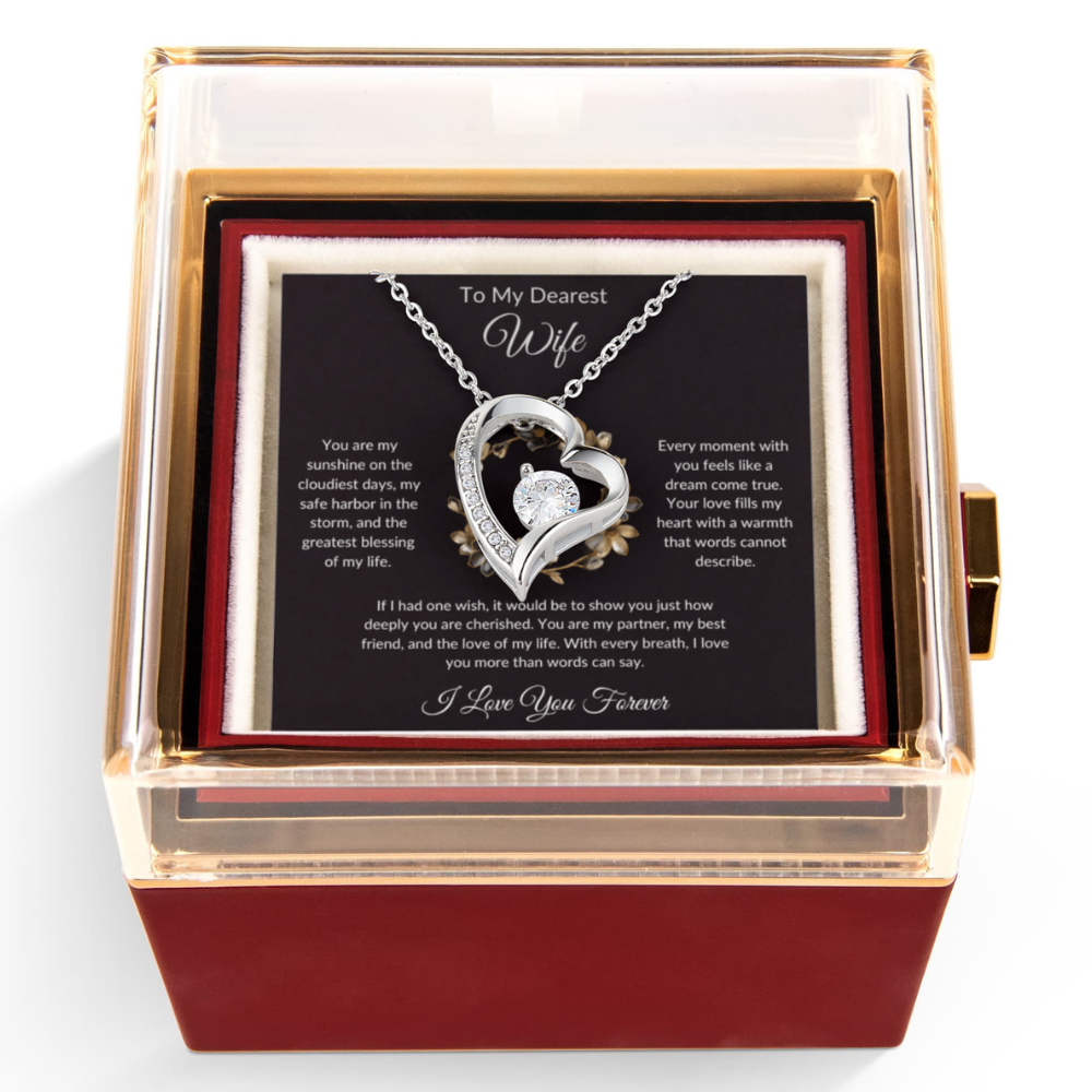 To My Dearest Wife Necklace ☀️ — You Are My Sunshine on the Cloudiest Days Necklace